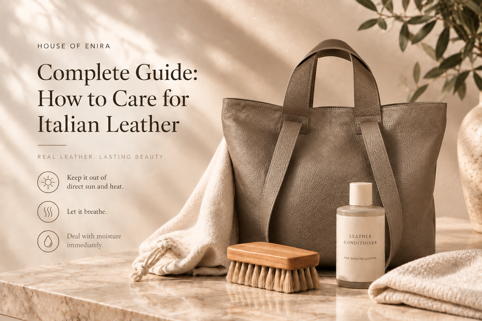 Complete Guide: How to Care for Italian Leather