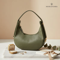 Aliel half-moon bag cream