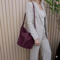 Aiga shoulder bag burgundy