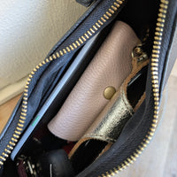 Aliel half-moon bag burgundy