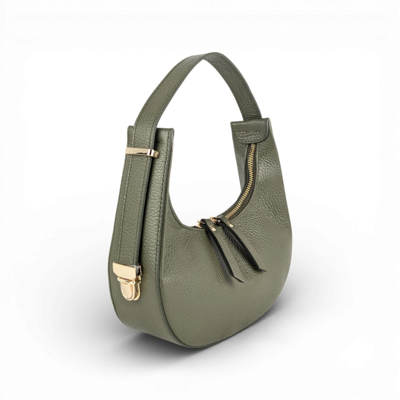 Aliel half-moon bag khaki green