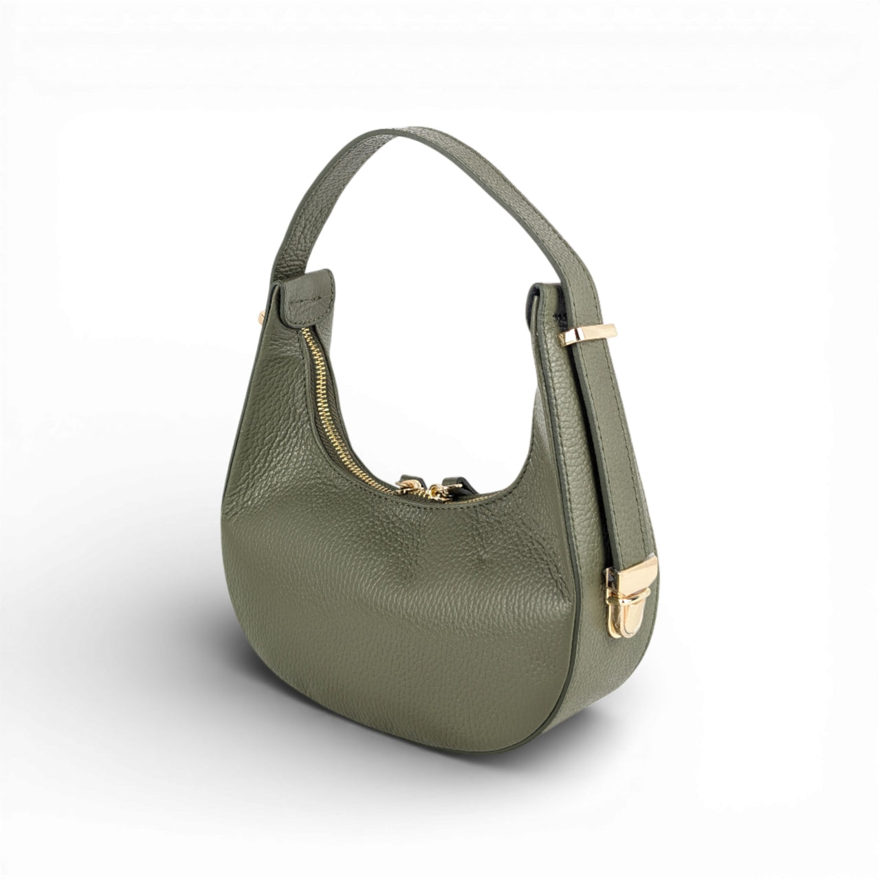 Aliel half-moon bag khaki green