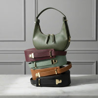 Aliel half-moon bag cream