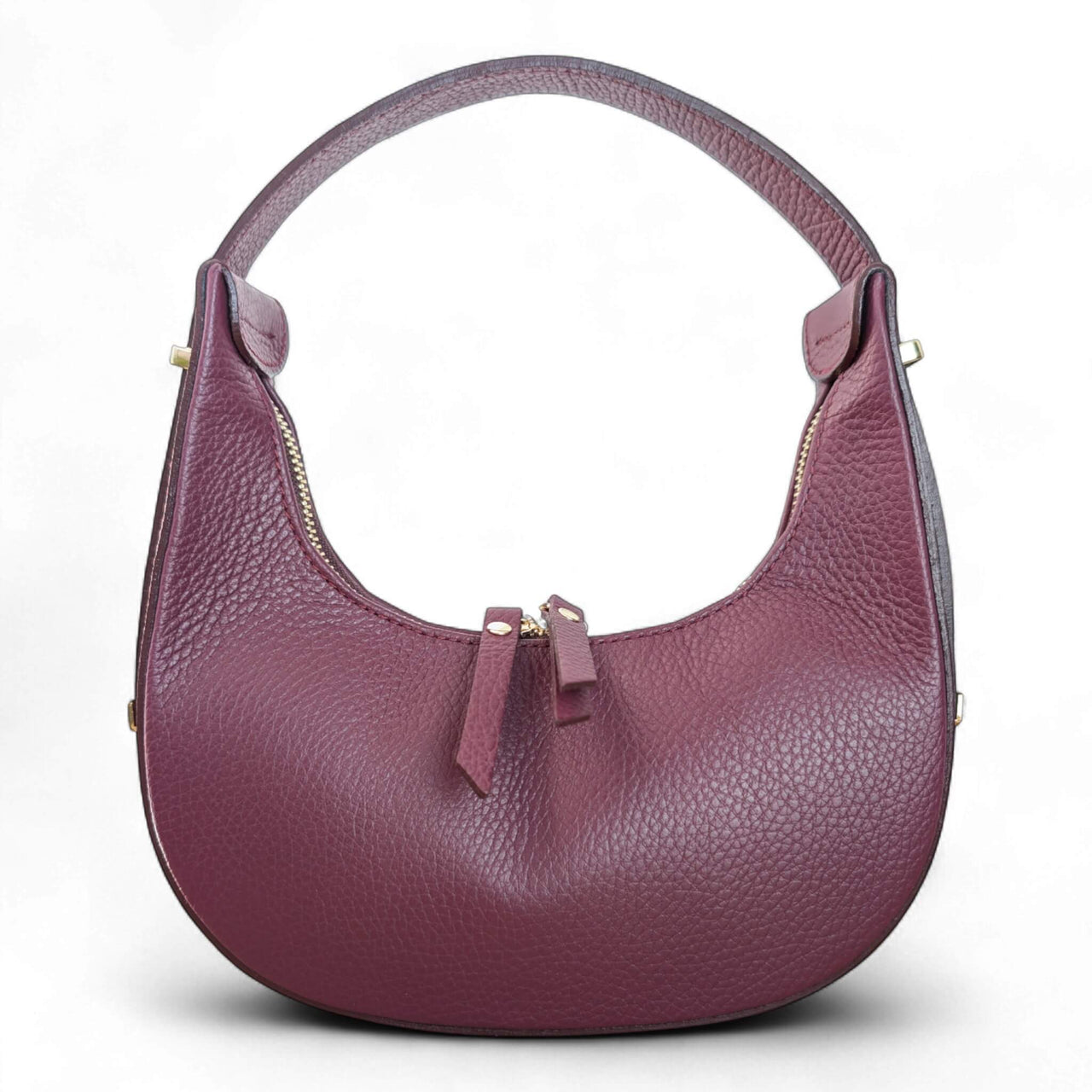 Aliel half-moon bag burgundy