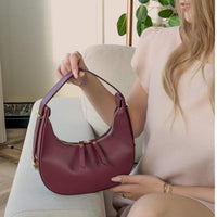 Aliel half-moon bag sage green