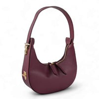 Aliel half-moon bag burgundy