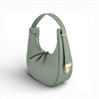 Aliel half-moon bag sage green