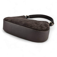 Amvea Suede half-moon bag