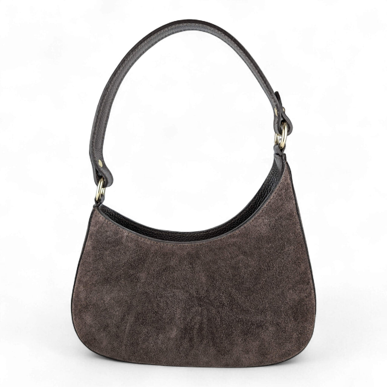 Amvea Suede half-moon bag