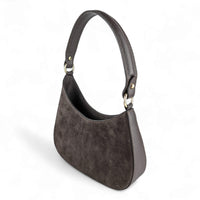 Amvea Suede half-moon bag