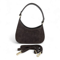 Amvea Suede half-moon bag
