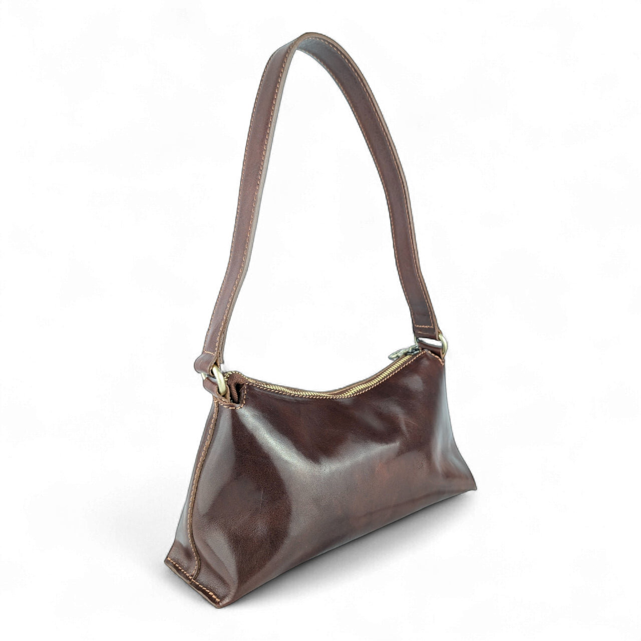 Arale shoulder bag marron dark