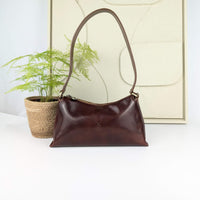 Arale shoulder bag marron dark