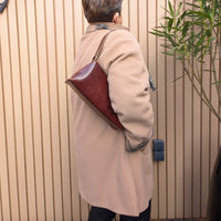 Arale shoulder bag marron dark