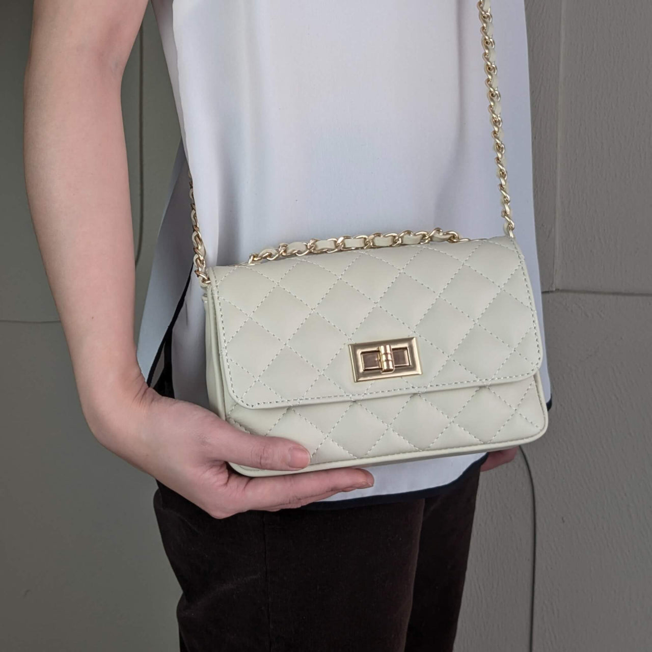 Ilanea handbag S beige creme