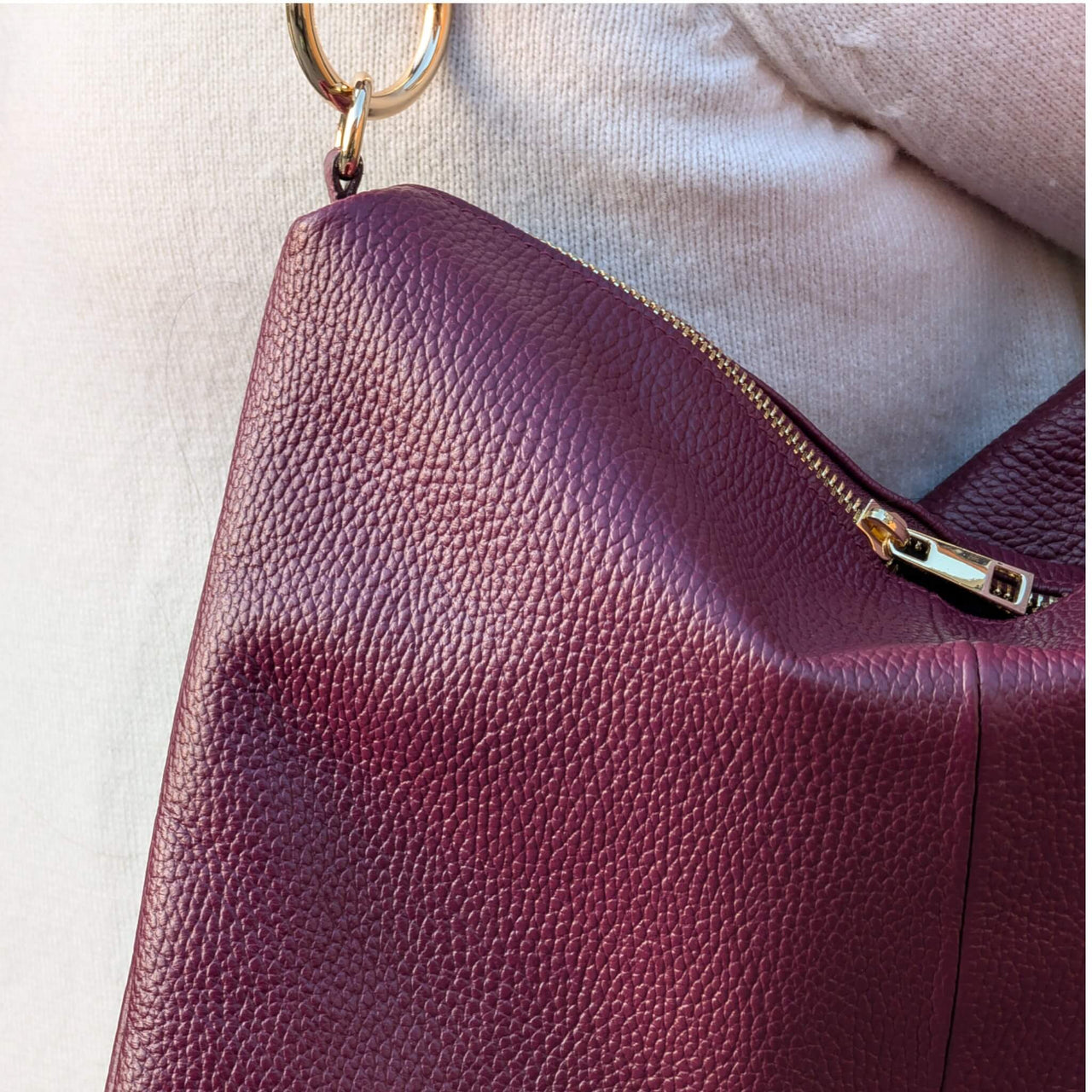 Jerfa shoulder bag burgundy