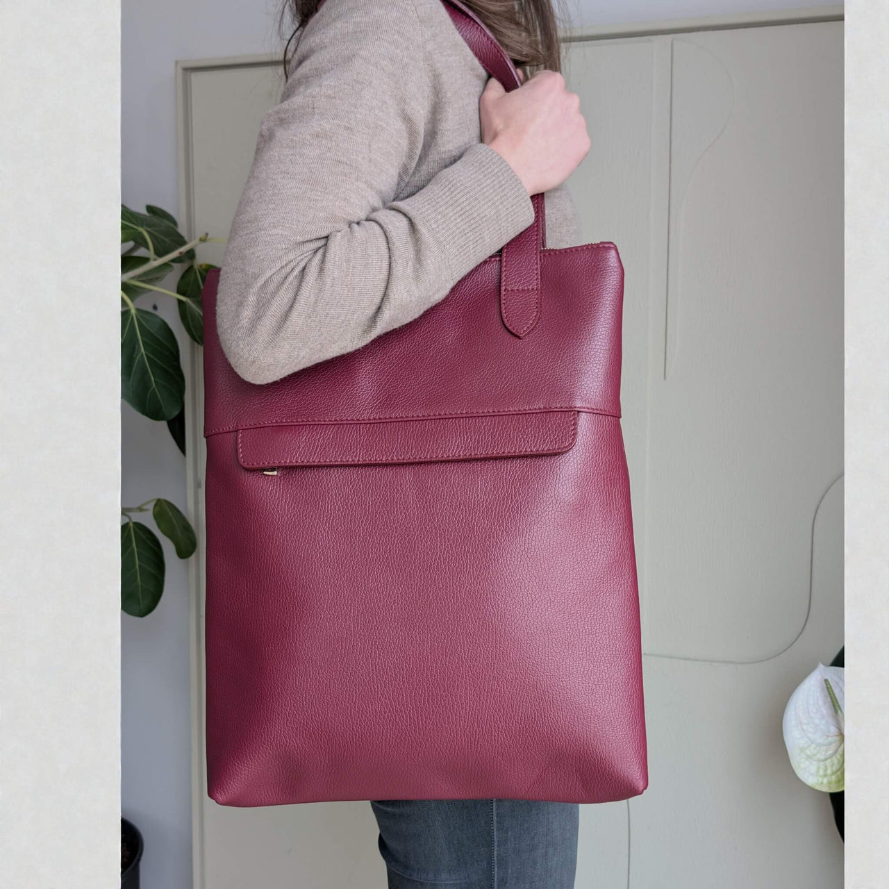 Liali shopper red dark