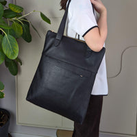 Liali Suede shopper taupe dark