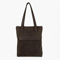 Liali Suede shopper taupe dark