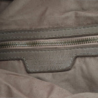 Dark taupe woven leather shoulder bag, interior zipped pocket, House of Enira Licea