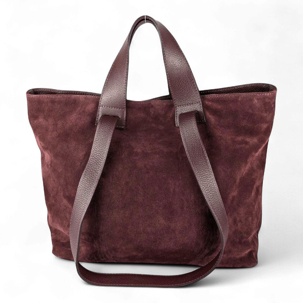 Liforela suede shopper burgundy