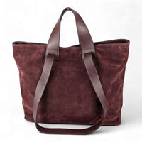 Liforela suede shopper burgundy