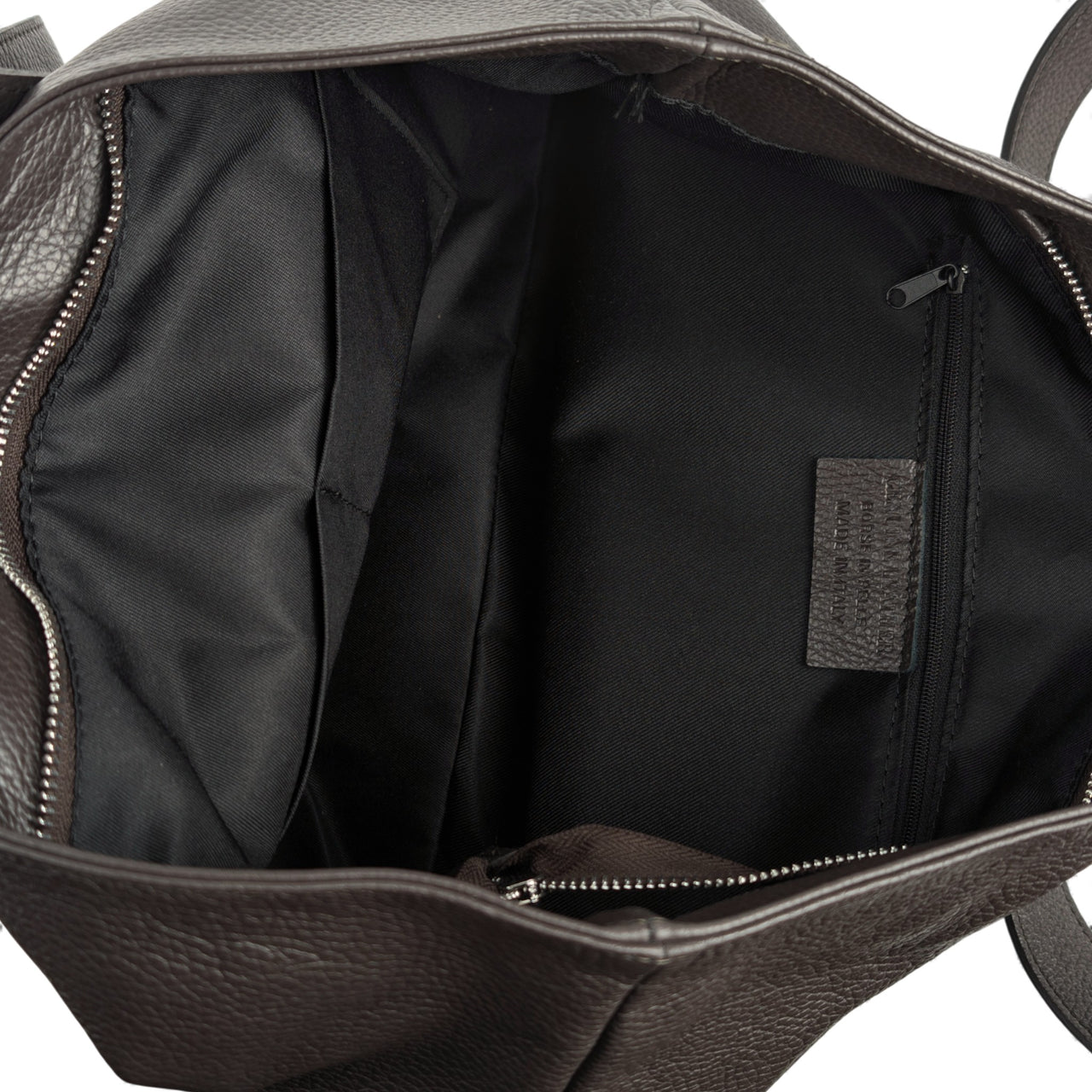 Liforela Suede and leather shopper chocolate