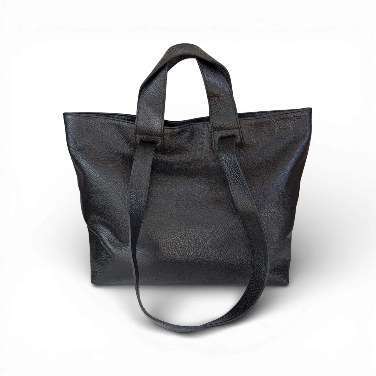 Liforela suede and leather shopper black