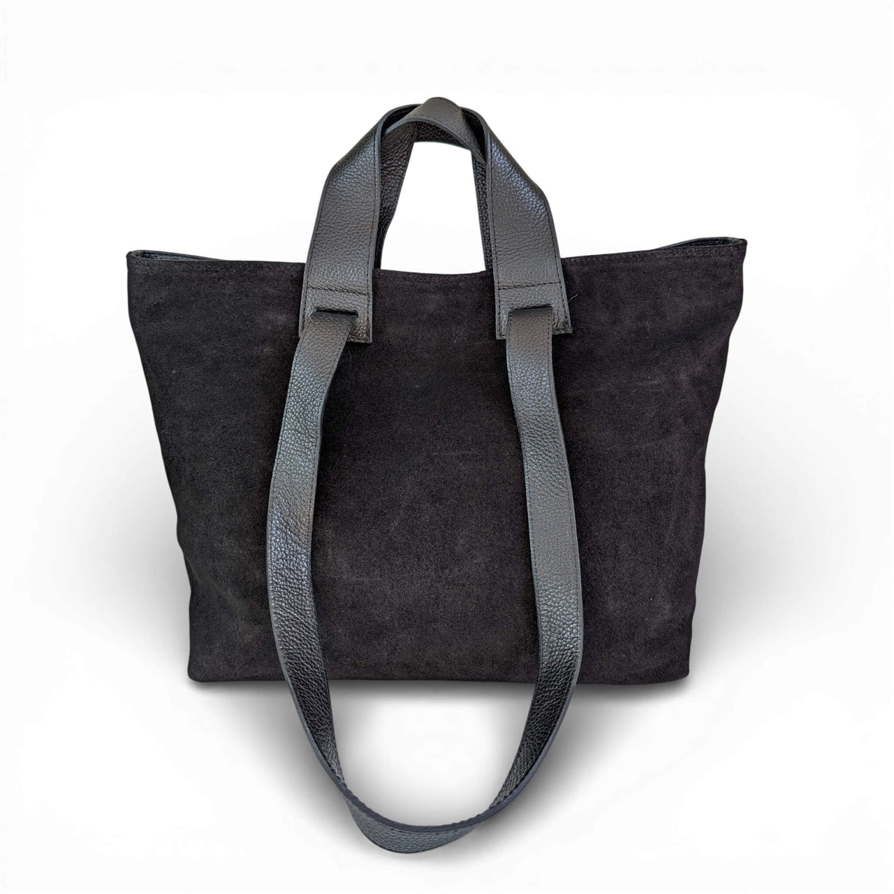 Liforela suede and leather shopper black