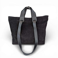 Liforela suede and leather shopper black