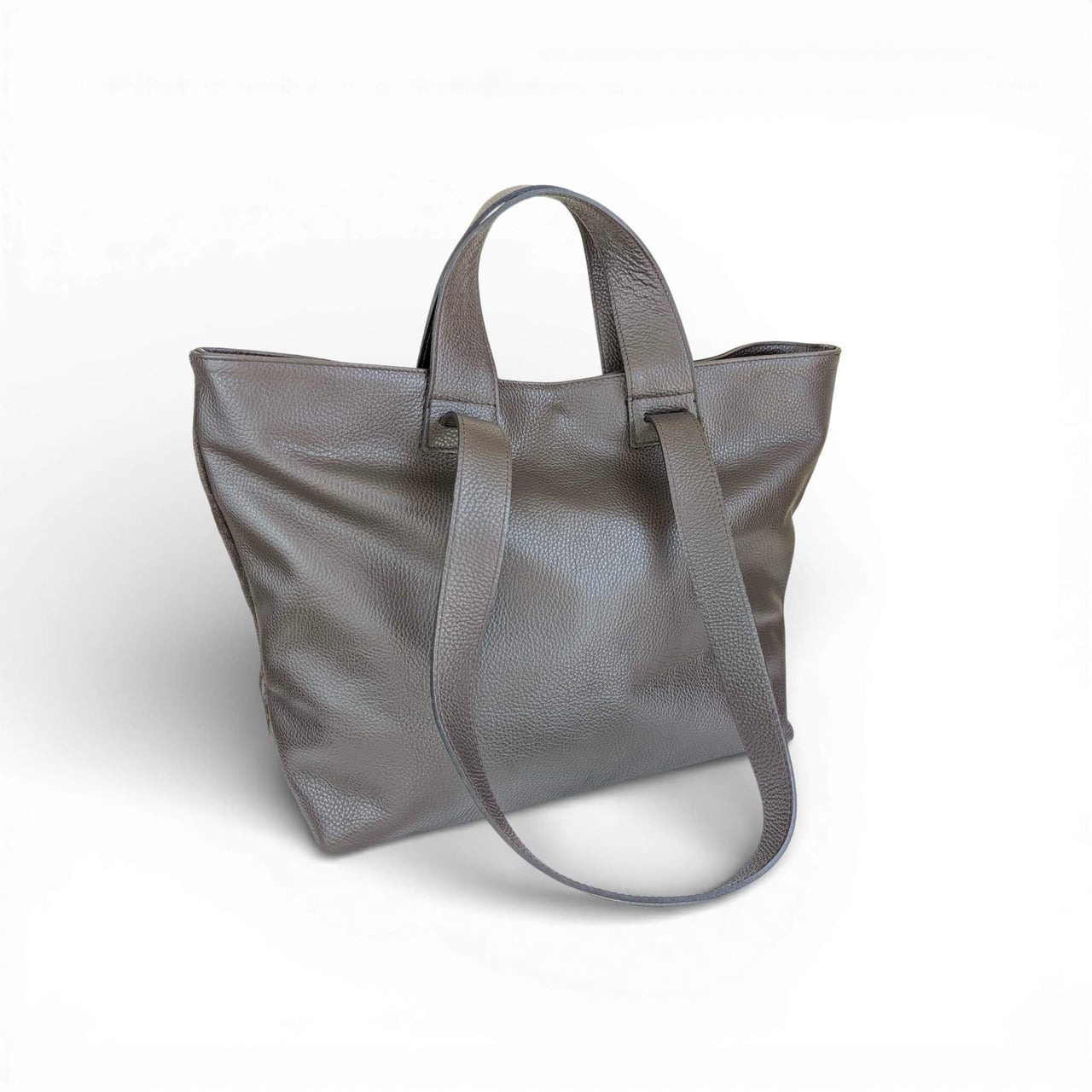 Liforela Suede and leather shopper chocolate