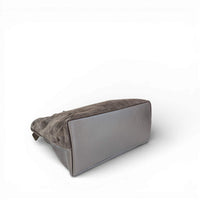 Liforela Suede and leather shopper chocolate
