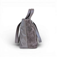 Liforela Suede and leather shopper chocolate