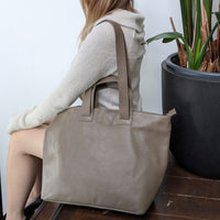 Liforela shopper taupe dark