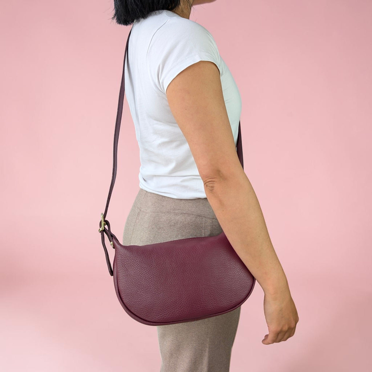 Lodesi crossbody bag burgundy