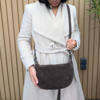 Lodesi Suede crossbody bag