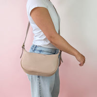 Lodesi crossbody bag taupe light