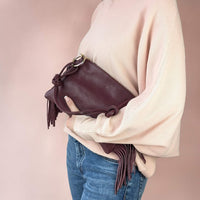 Milea PB shoulder bag S burgundy