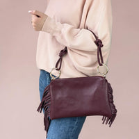 Milea PB shoulder bag S burgundy