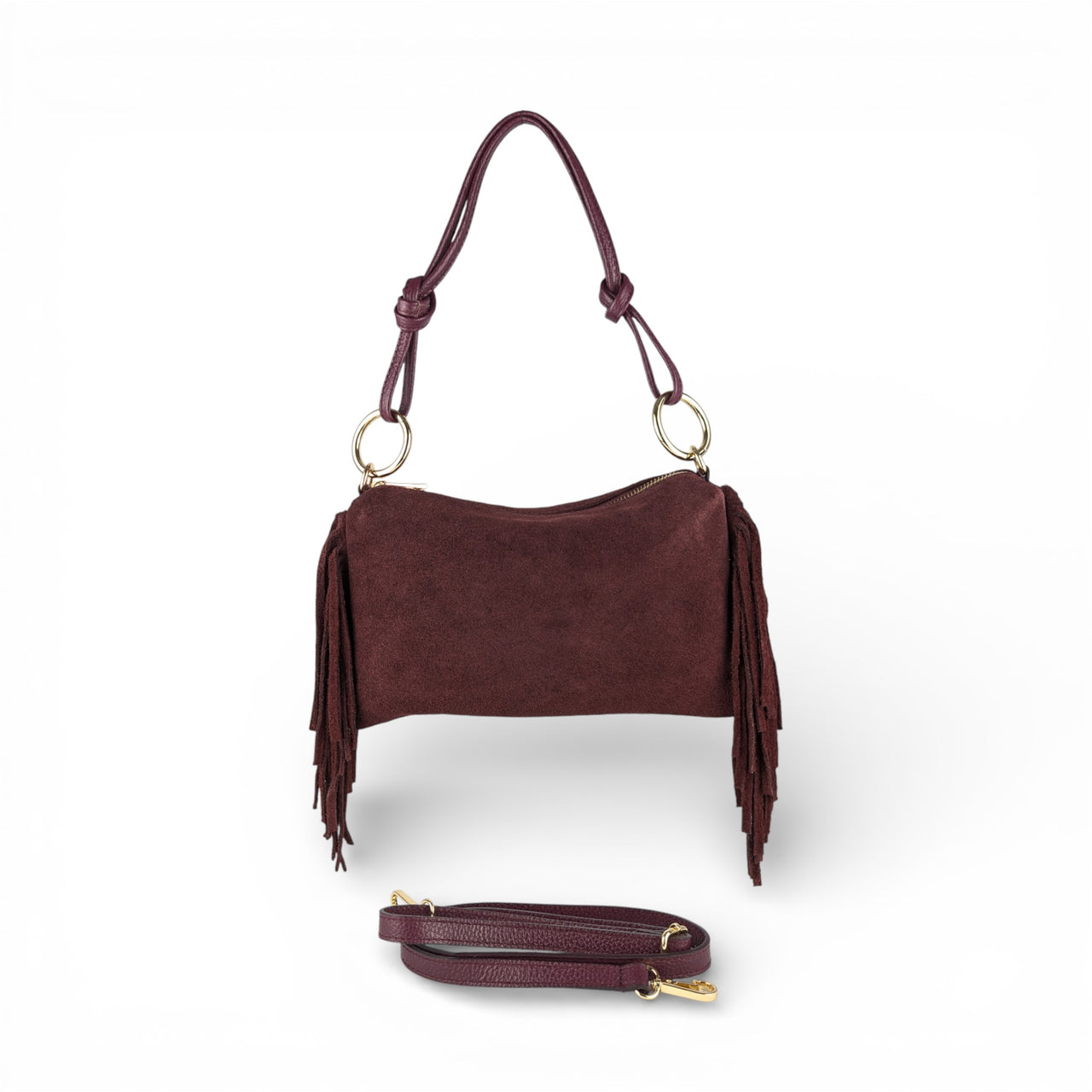 Milea shoulder bag S burgundy