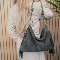 Milea shoulder bag L chocolate