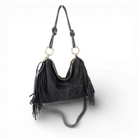 Milea shoulder bag L black