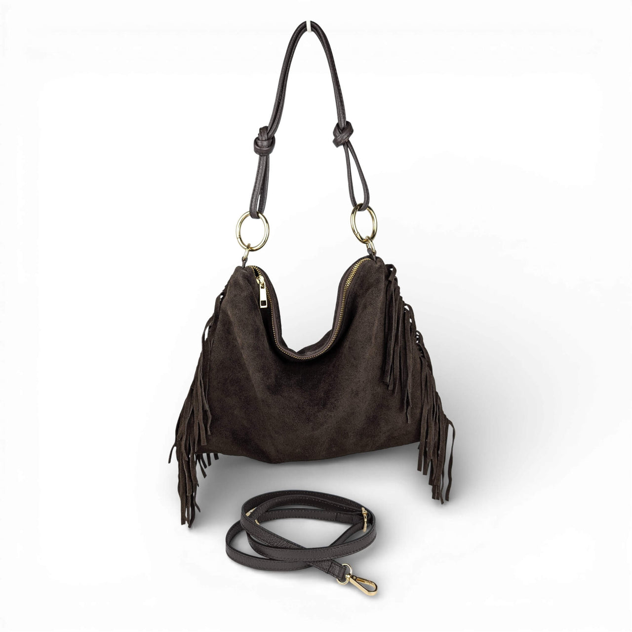 Milea shoulder bag L chocolate