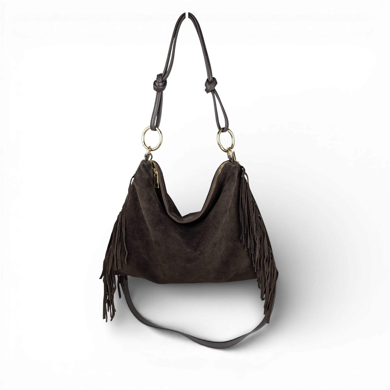 Milea shoulder bag L chocolate