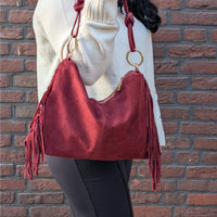 Milea shoulder bag L chocolate
