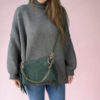 Milea shoulder bag S forest green