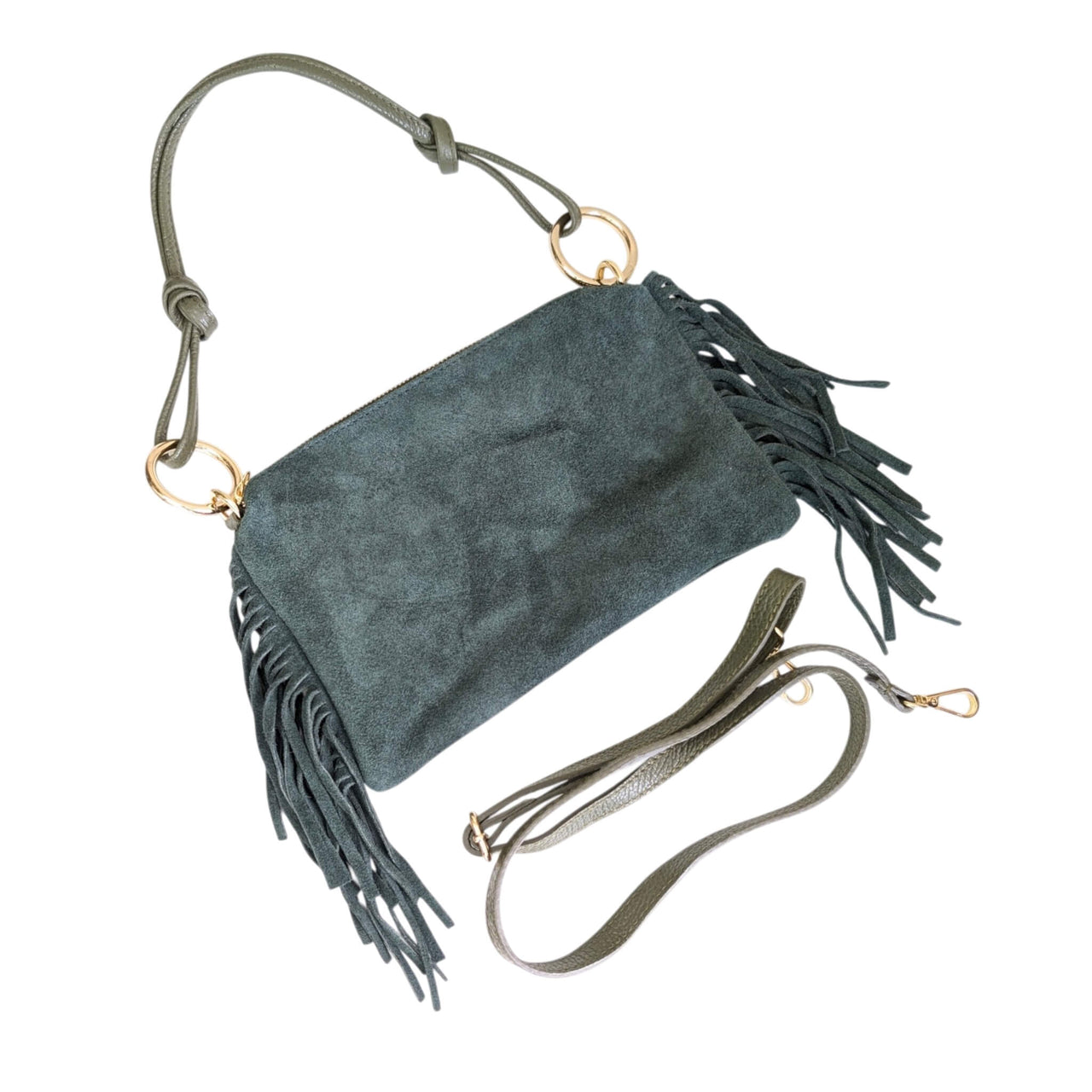 Milea shoulder bag S forest green