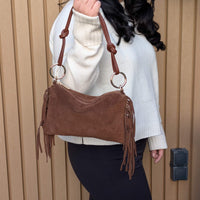 Milea shoulder bag S burgundy