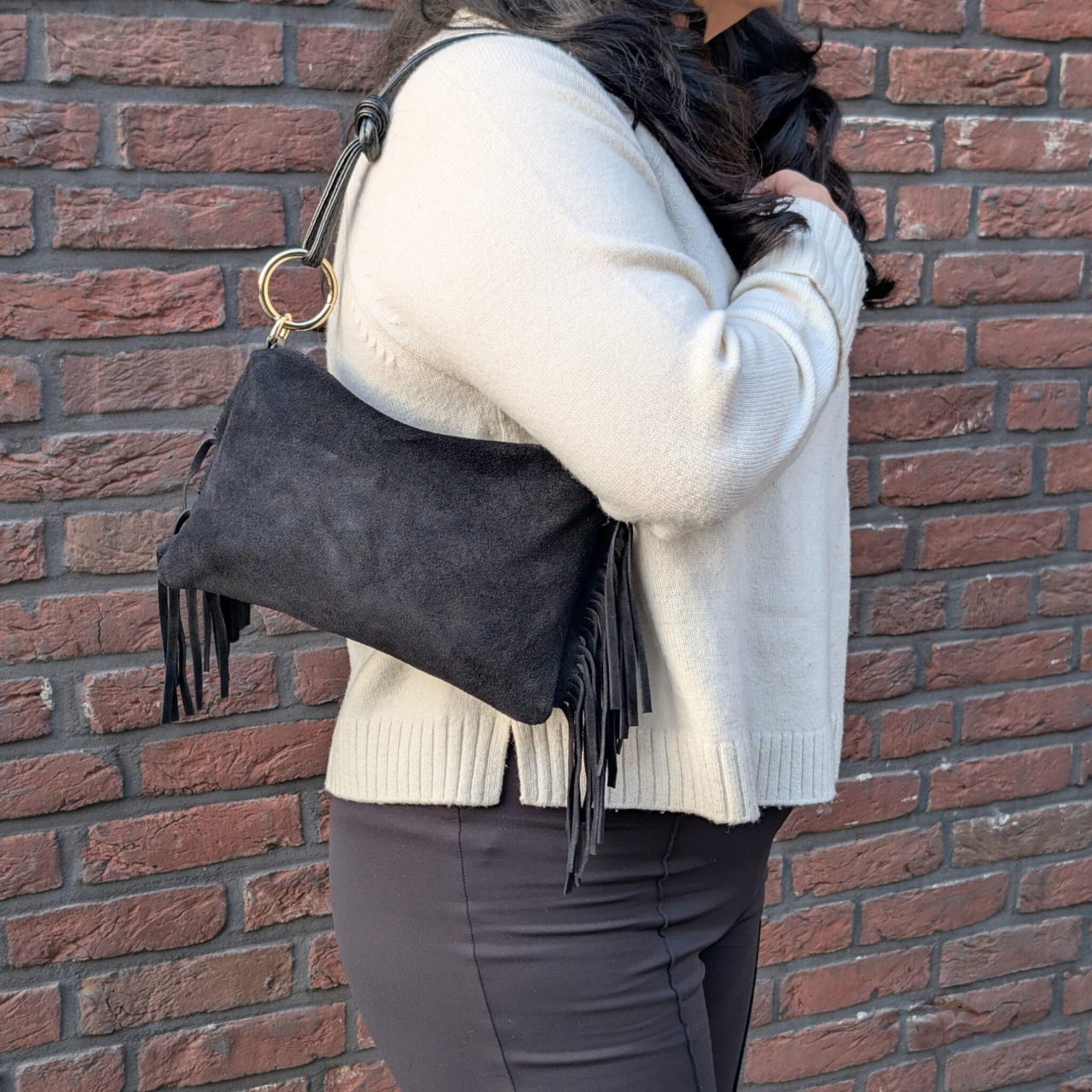 Milea shoulder bag S burgundy