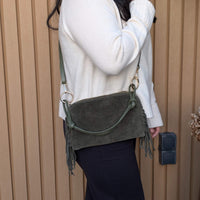 Milea shoulder bag S burgundy